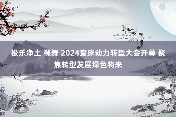 极乐净土 裸舞 2024寰球动力转型大会开幕 聚焦转型发展绿色将来