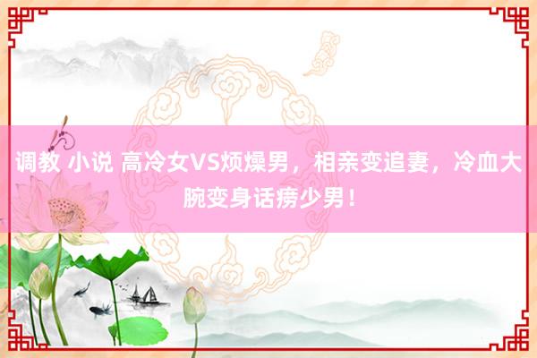 调教 小说 高冷女VS烦燥男，相亲变追妻，冷血大腕变身话痨少男！