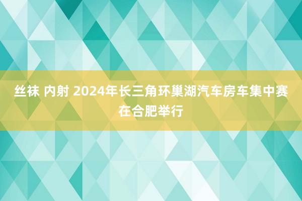 丝袜 内射 2024年长三角环巢湖汽车房车集中赛在合肥举行