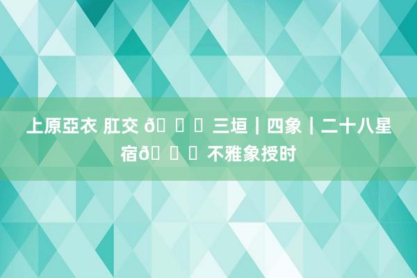 上原亞衣 肛交 📖三垣｜四象｜二十八星宿👉不雅象授时